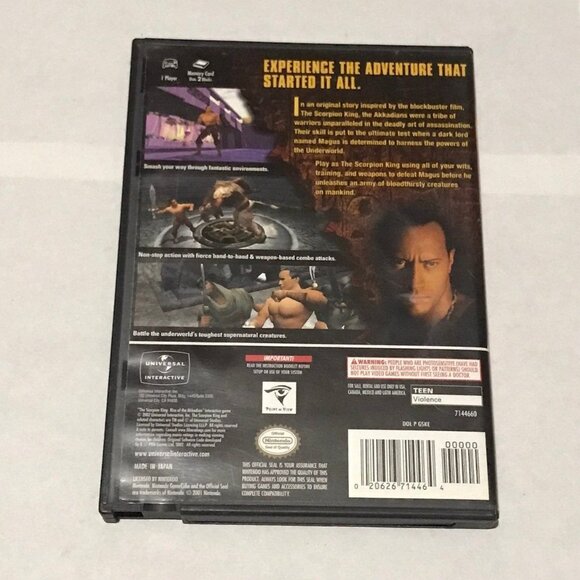 Nintendo GameCube The Scorpion King, Rise Of The Akkadian - Picture 2 of 3
